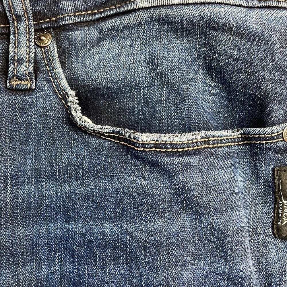 Silver Jeans - Suki Skinny Jeans after market cut off (cropped) plus size 24 - Picture 4 of 6